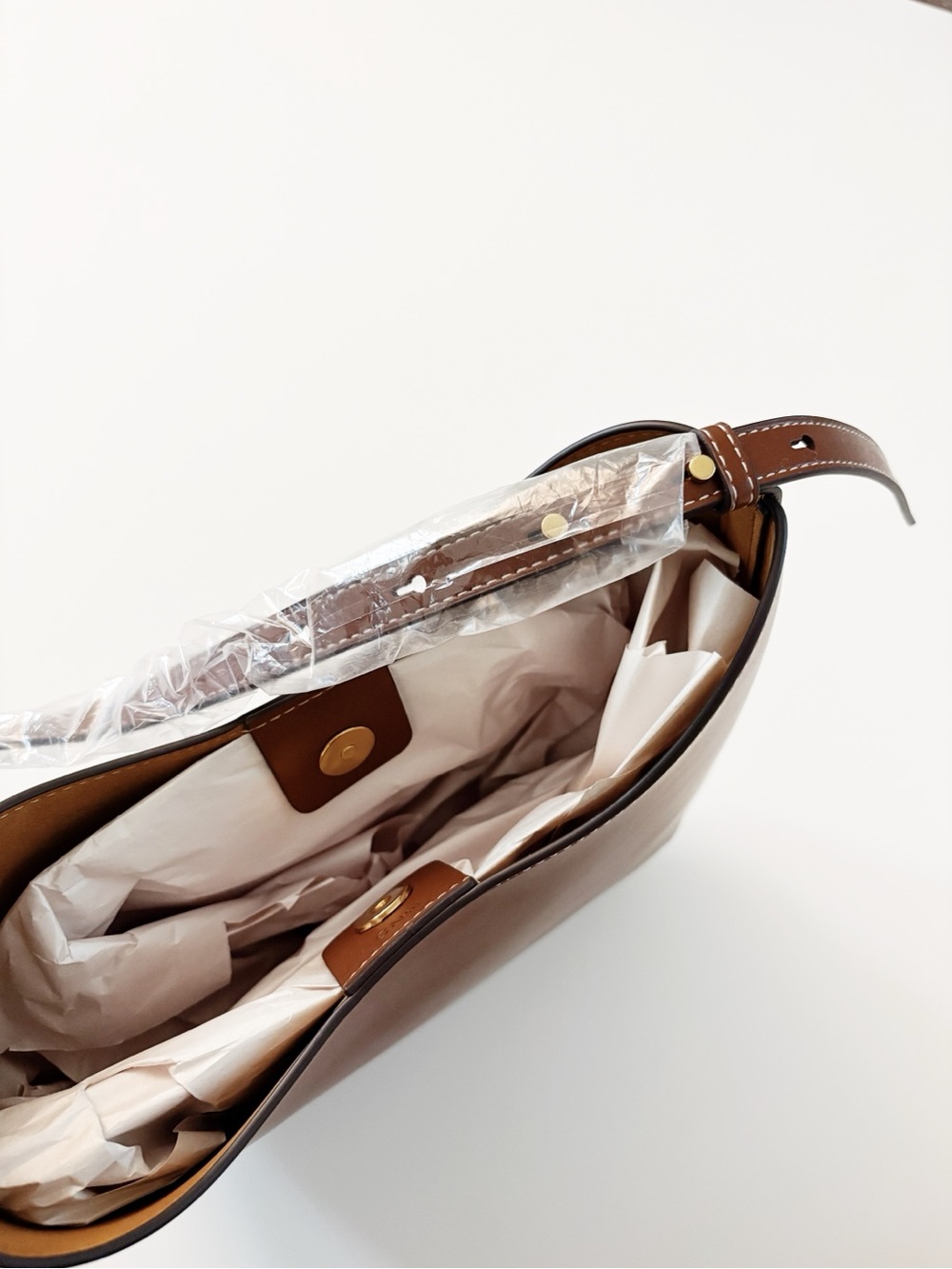 Mango Large Oval Shoulder Bag in Brown - Picture 11 of 11